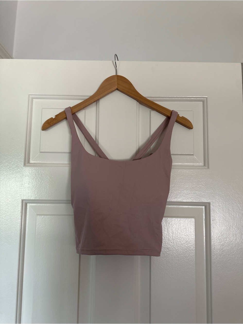 HALARA Mauve Ballet Double-Strap Cropped Tank